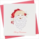 Quilling Card クリスマスカード [Santa Beard] HD603