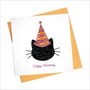 Quilling Card バースデーカード [Cat Birthday] BD147
