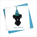 Quilling Card バースデーカード [Dog Birthday] BD148