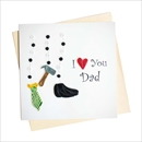 Quilling Card グリーティングカード [Love You Dad] SO709