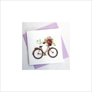 Quilling Card グリーティングカード [Bike & Flowers] BL963