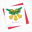 Quilling Card クリスマスカード [Three Bells Christmas]