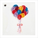 Quilling Card グリーティングカード Balloon tag GT306