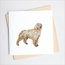 Quilling Card グリーティングカード [Golden Retriever] BL1113