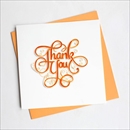 Quilling Card サンキューカード [Thank You letter] TY005