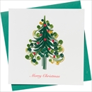 Quilling Card クリスマスカード [Christmas Tree] HD602