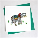 Quilling Card グリーティングカード [Elephant] BL1010