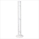 スチール製アレンジポスト ねじれ角棒タイプ RING0685-TB-AR(白)