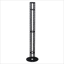 スチール製アレンジポスト ねじれ角棒タイプ RING0685-TB-AR(黒)