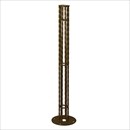 スチール製アレンジポスト ねじれ角棒タイプ RING0785-TB-AR(茶)