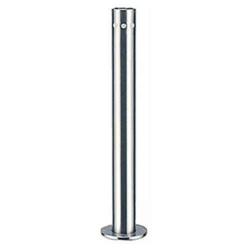 カネソウ 車止め UD0470EL (1048180725) Φ48.6×700 ステンレス製 上下式 チェーン端部用 [時間指定不可]
