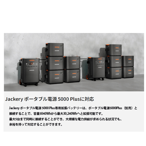 スギカウ / Jackery JBP-5000A 5000Plus バッテリーパック