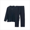BAKUNE Dry Men's 長袖 ネイビー サイズM 上下セット
